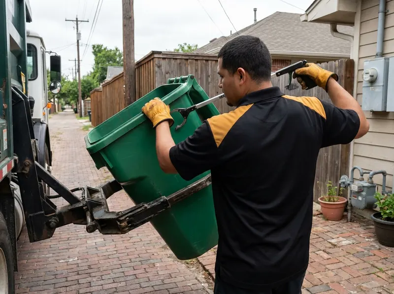 Alleyway and Curbside Overflow Collection in Dallas, TX