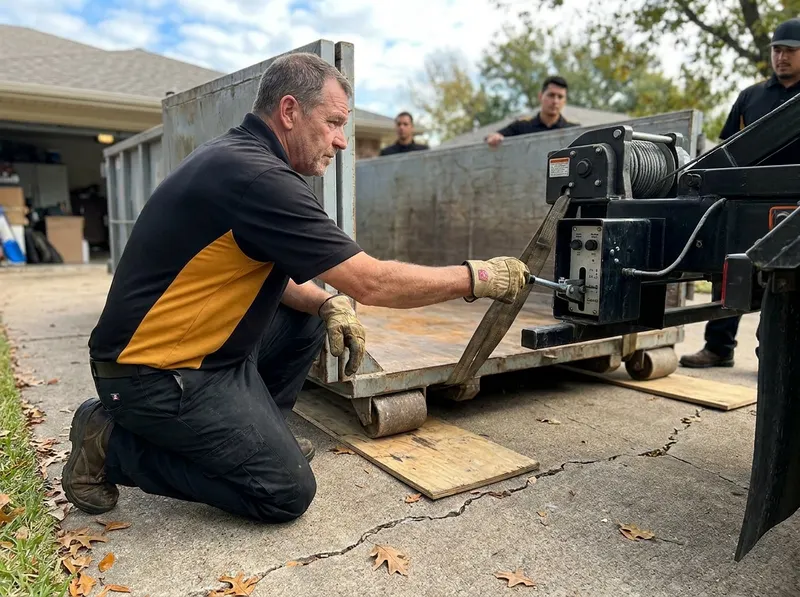 Driveway-Safe Roll-Off Container Service in Dallas, TX