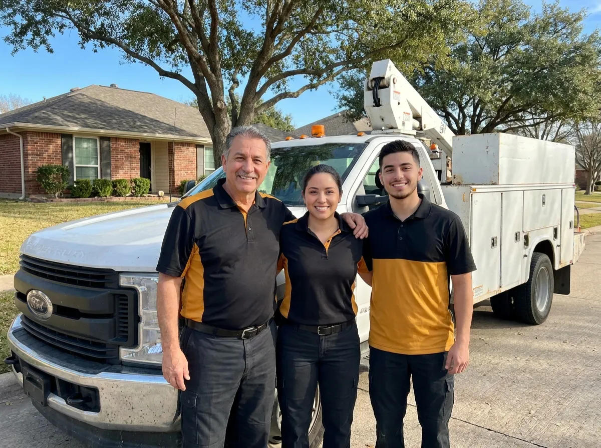 Cedar Valley Dumpster Rental garbage collection service team in Dallas, TX